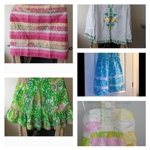🌻 5/$100 Lilly Pulitzer dress, skirt & top bundle EUC